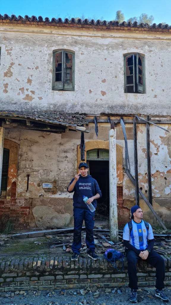 Estación las cañas Rio Tinto