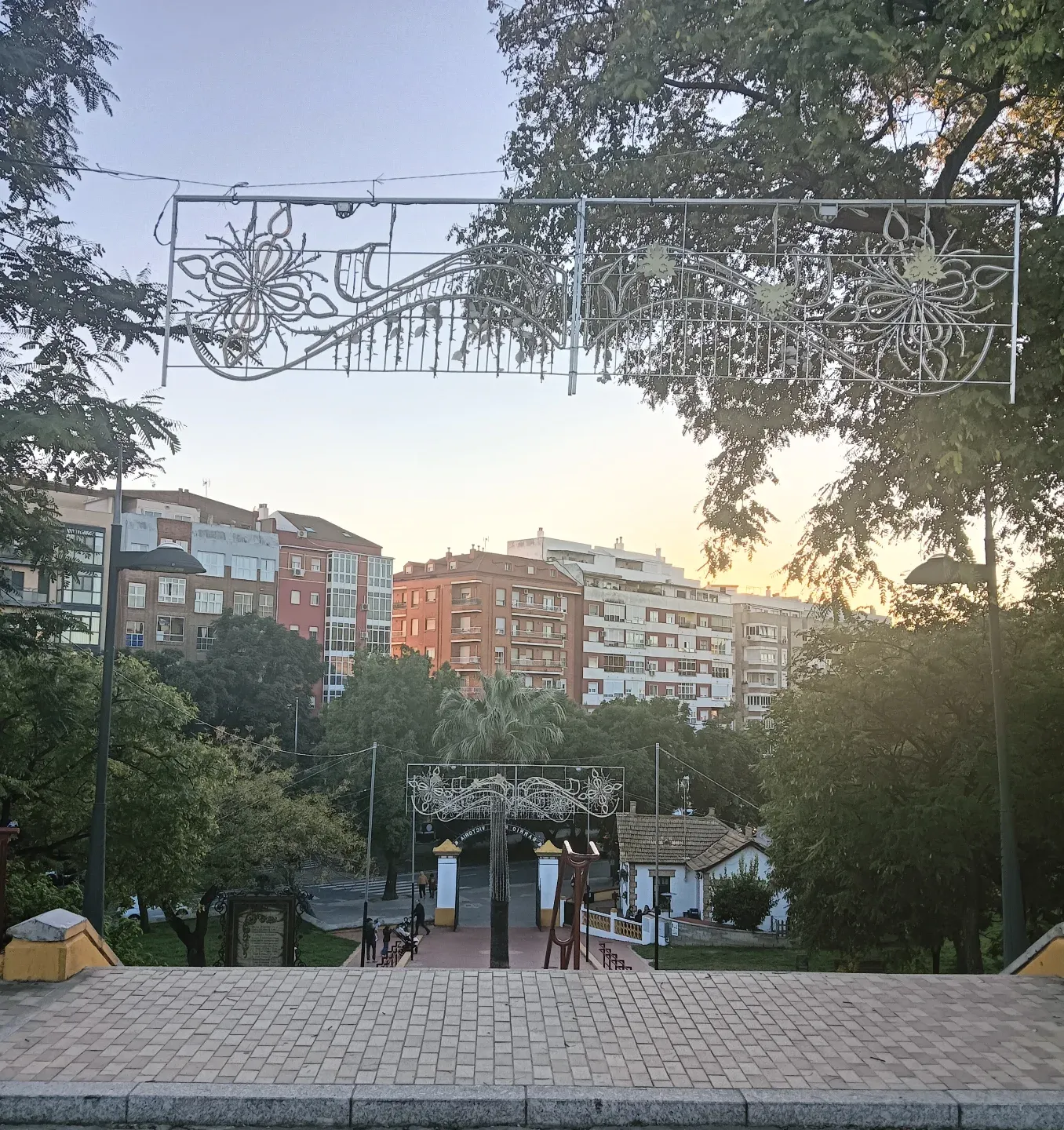 alumbrado de Navidad en el Barrio Obrero
