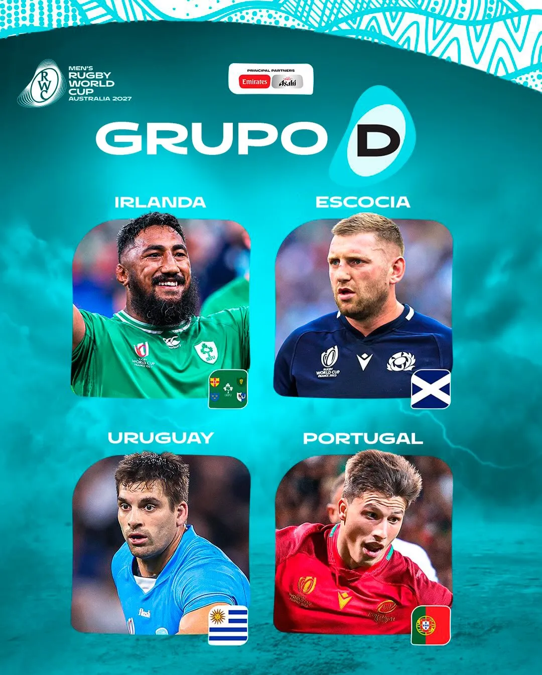 Grupo D Mundial de Rugby 2027
