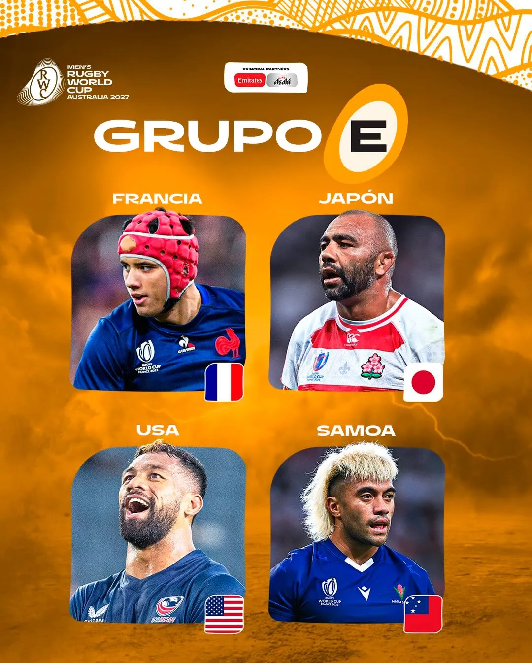 Grupo E Mundial de Rugby 2027