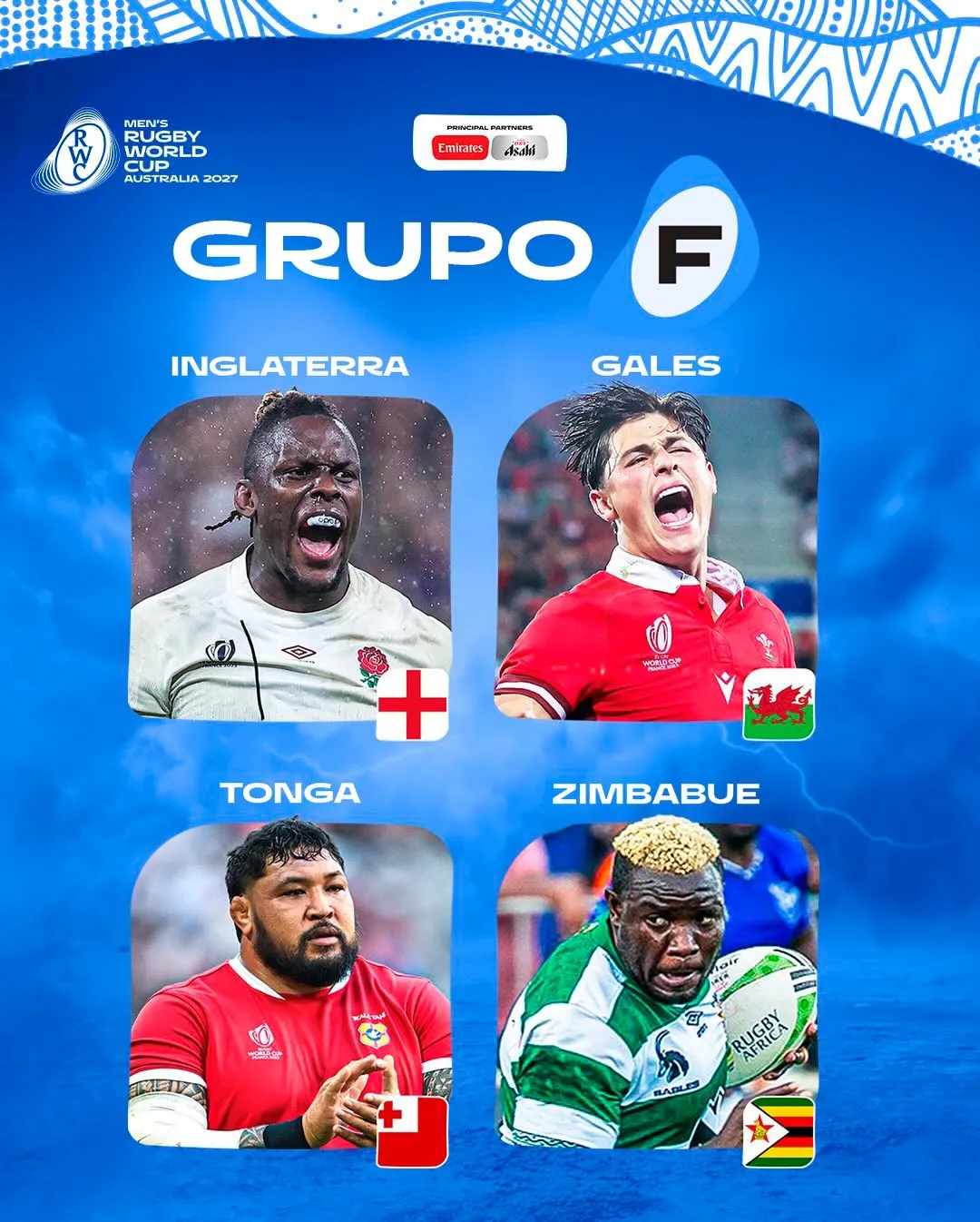 Grupo F del Mundial de Rugby 2027