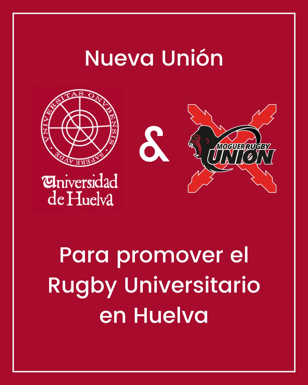 convenio Universidad de Huelva Moguer Rugby Union